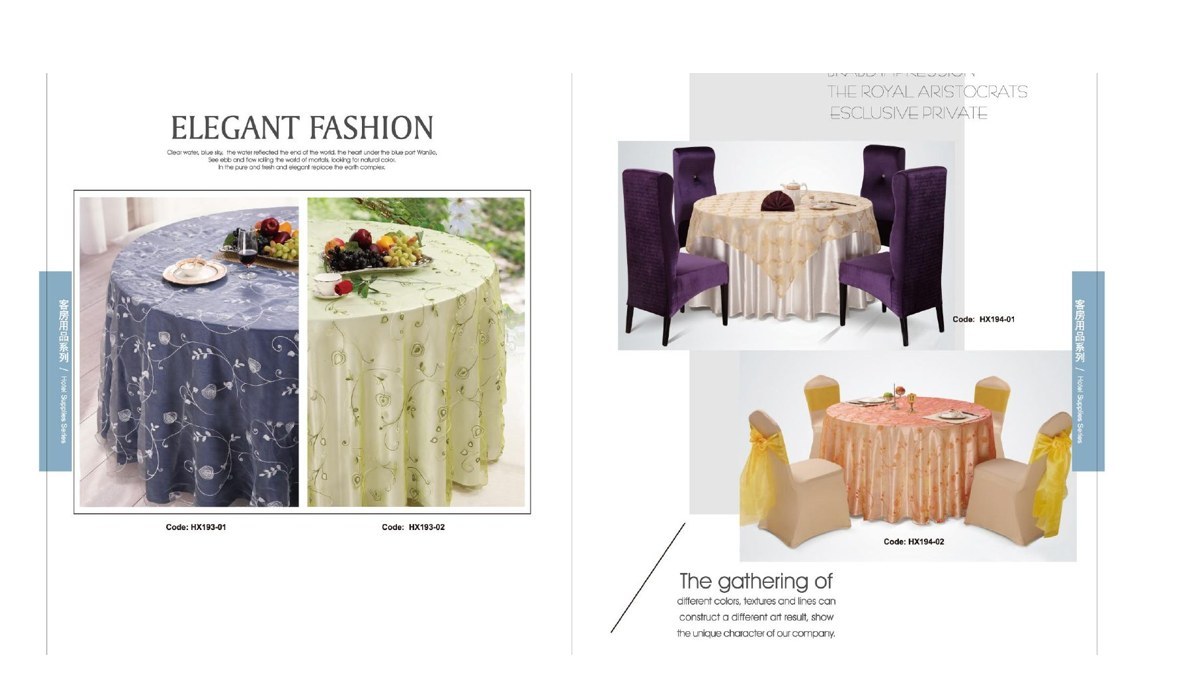Banquet Table Linen Collection
