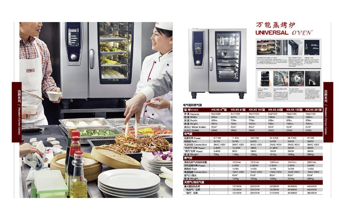 Programmable Commercial Combi Oven