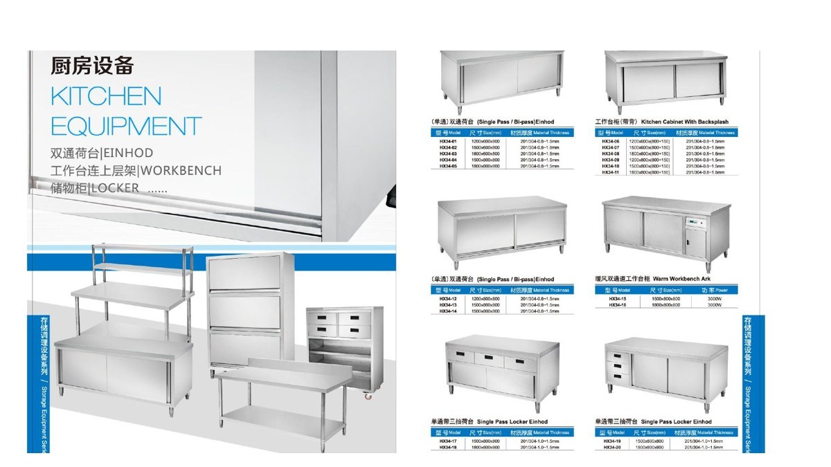 Stainless Steel Worktable Collection