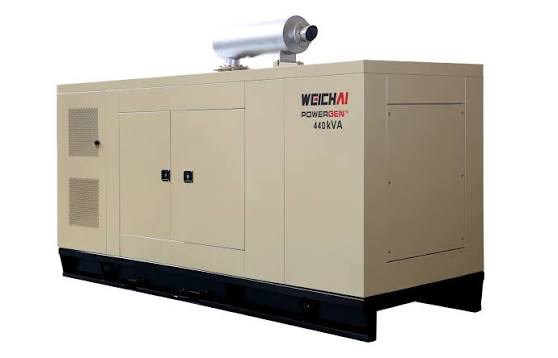 Enclosed Weichai diesel generator set