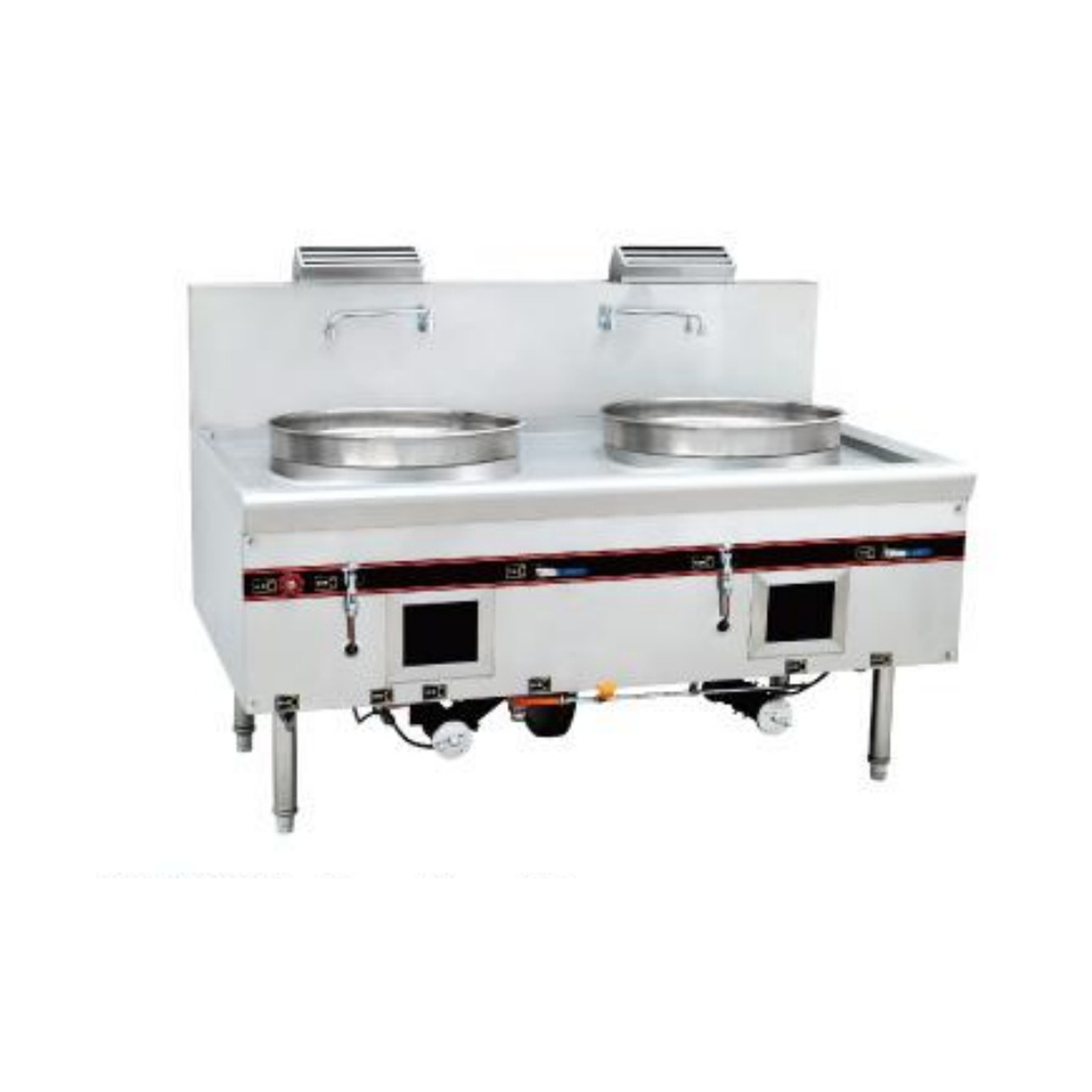 Double-Head Cooking Steamer